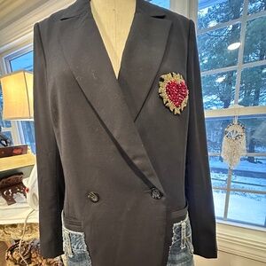 Wildfang Rolling Stones One-of-a-kind statement blazer